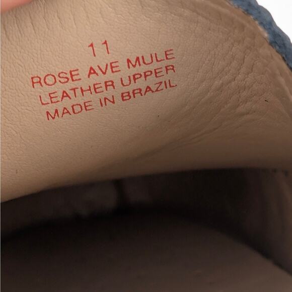 Marc Joseph New York Rose Ave Mule Round Toe Women's Black Size US11 EU42 - Picture 7 of 11